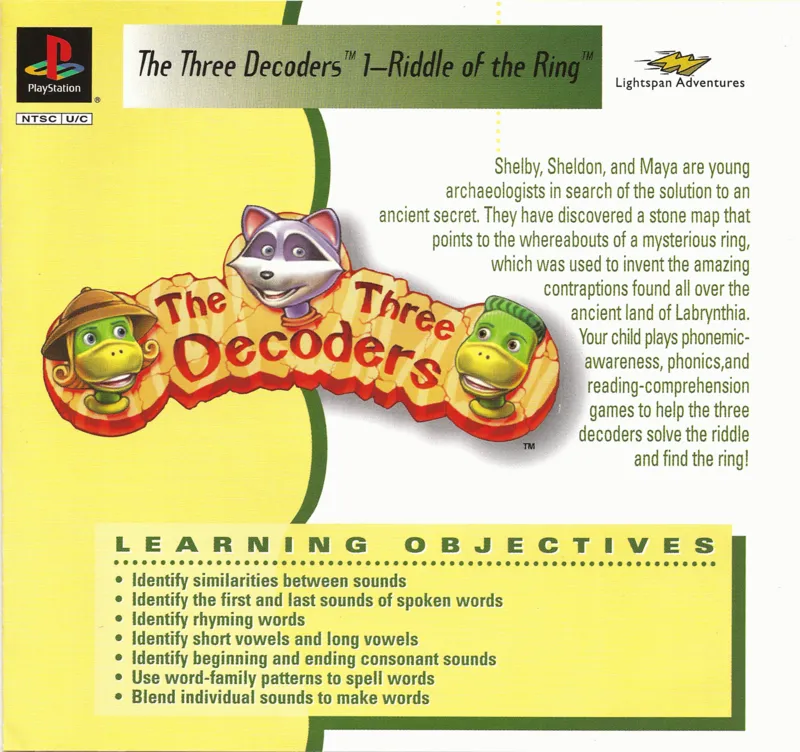 Backdrop artwork for The Three Decoders 1: Riddle of the Ring