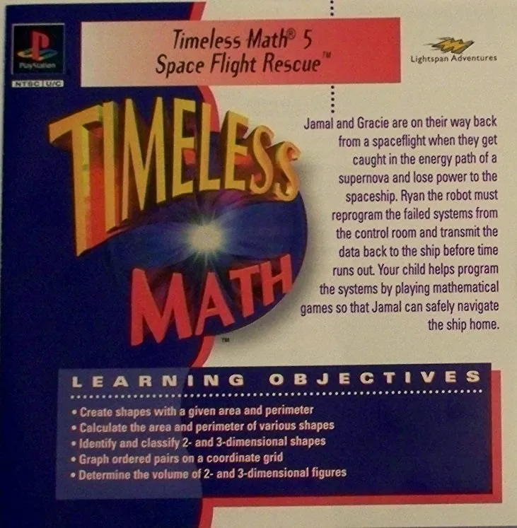 Timeless Math 5: Space Flight Rescue box art