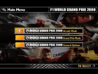 Backdrop artwork for F1 World Grand Prix: 1999 Season