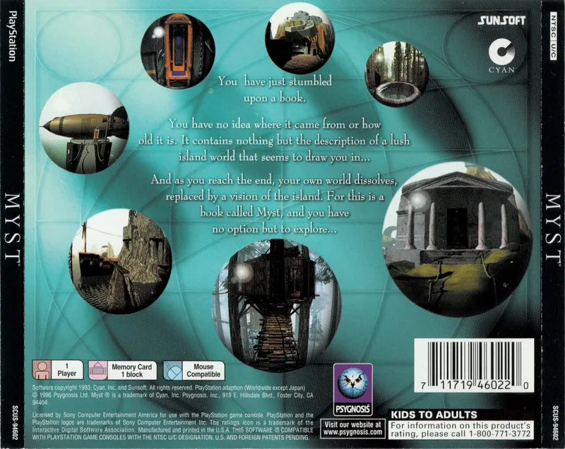 Myst box back