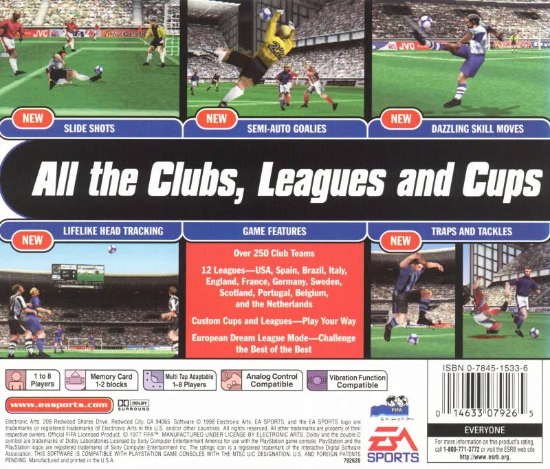 FIFA 99 box back
