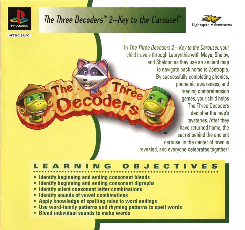 Backdrop artwork for The Three Decoders 2: Key to the Carousel
