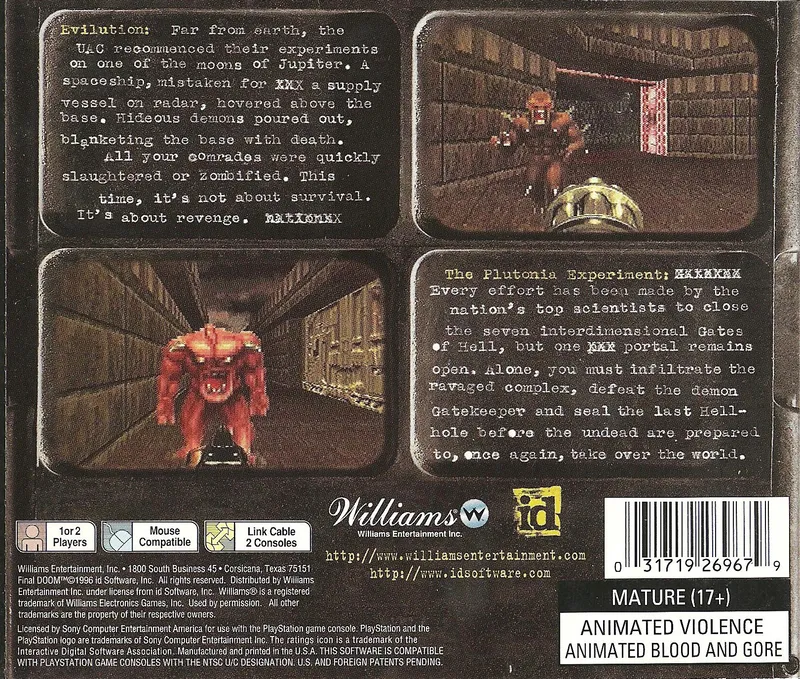 Final Doom box back