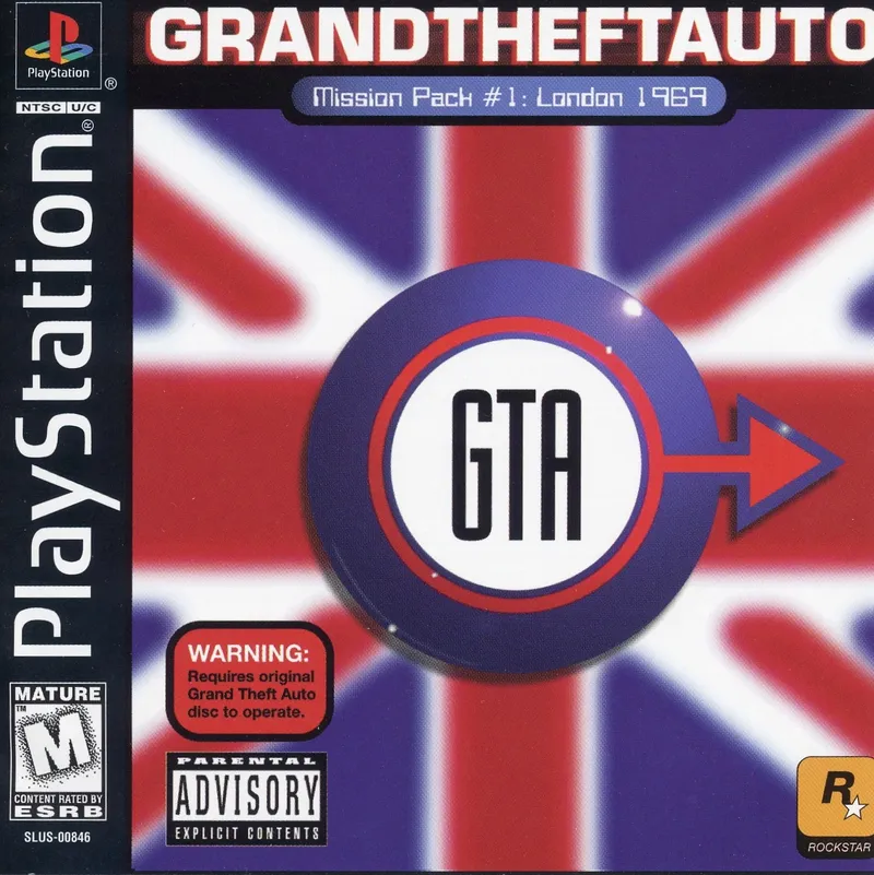 Grand Theft Auto: Mission Pack #1: London 1969 box art