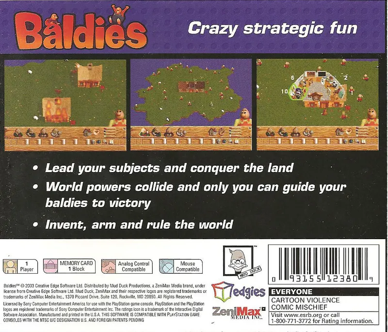 Baldies box back