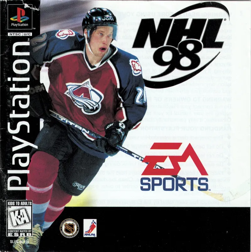 NHL 98 box art