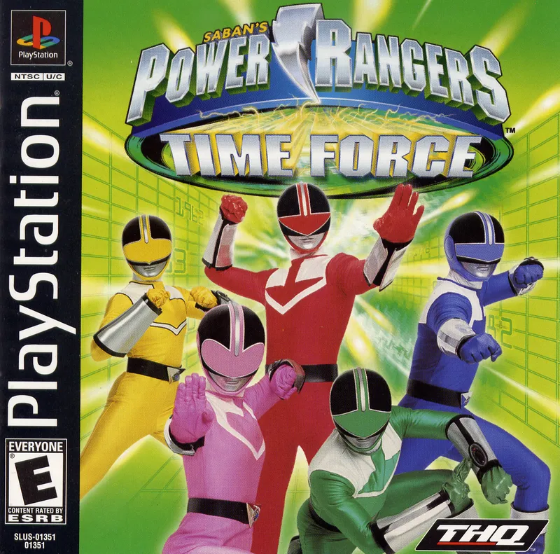 Power Rangers: Time Force box art