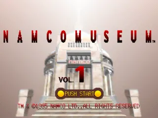 Backdrop artwork for Namco Museum Vol. 1