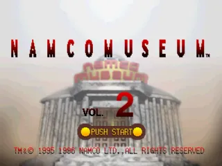 Backdrop artwork for Namco Museum Vol. 2