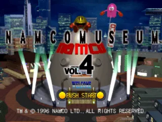 Backdrop artwork for Namco Museum Vol. 4