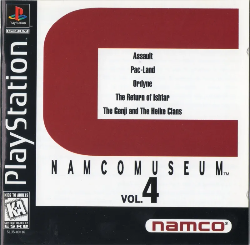 Namco Museum Vol. 4 box art