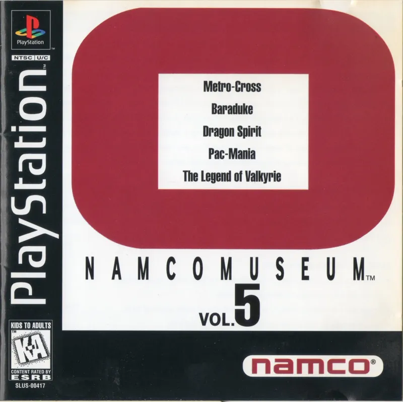 Namco Museum Vol. 5 box art