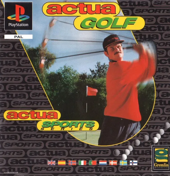 Actua Golf cover art for Sony Playstation