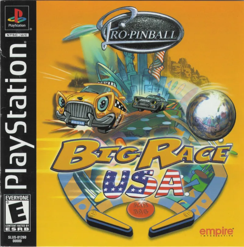 Pro Pinball: Big Race USA box art