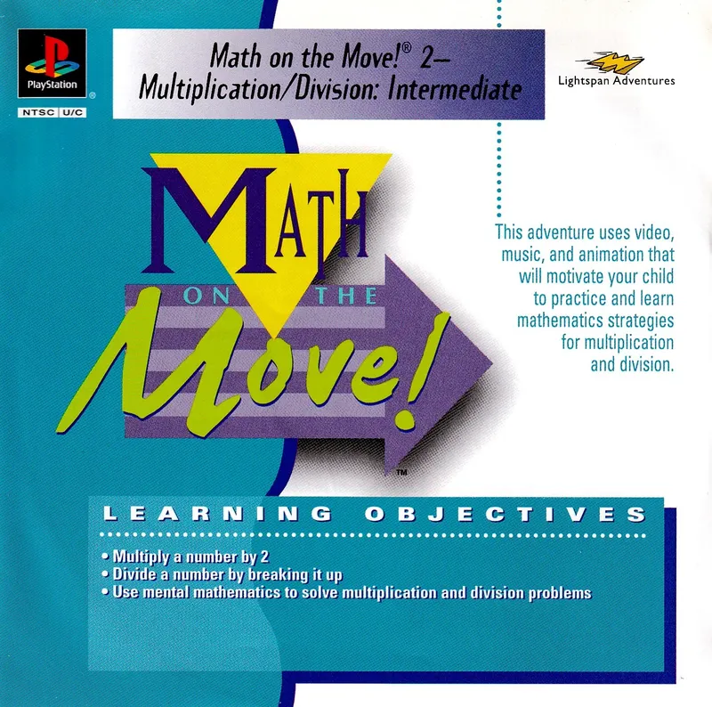 Math on the Move! 2: Multiplication & Division: Intermediate cover art for Sony Playstation