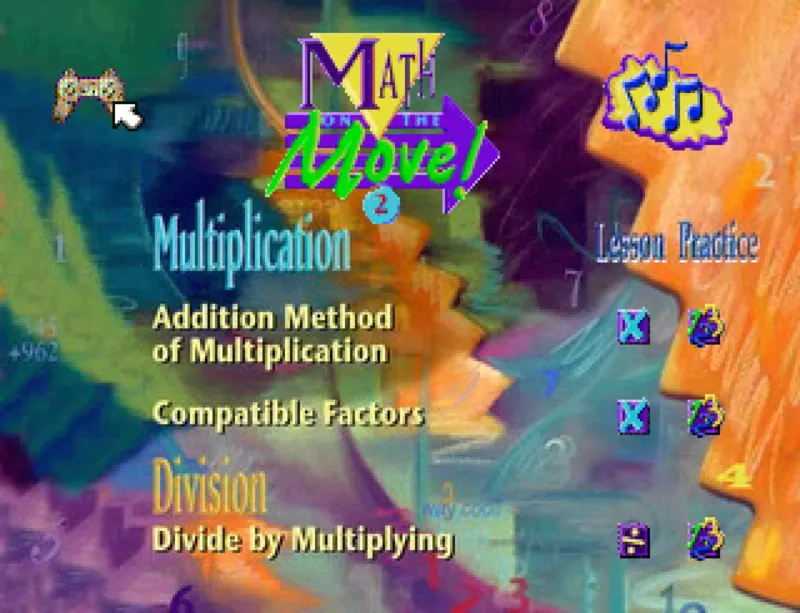Math on the move! 2: Multiplication & Division: Advanced cover art for Sony Playstation