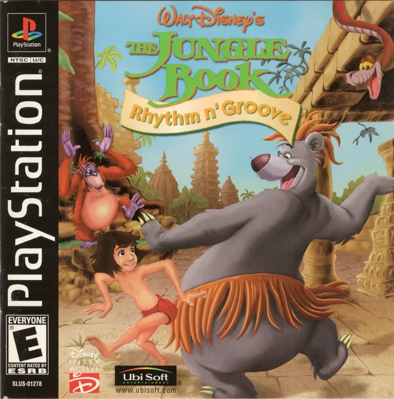 Walt Disney's The Jungle Book: Rhythm n' Groove Party cover art for Sony Playstation