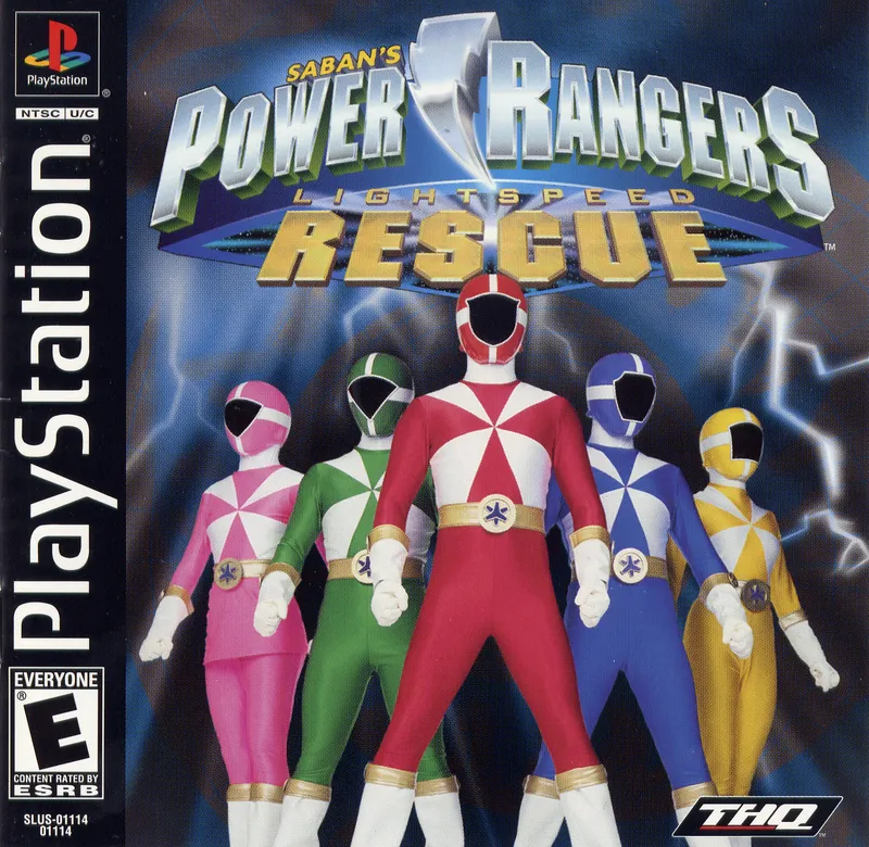 Power Rangers: Lightspeed Rescue box art