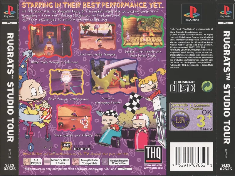 Rugrats: Studio Tour box back