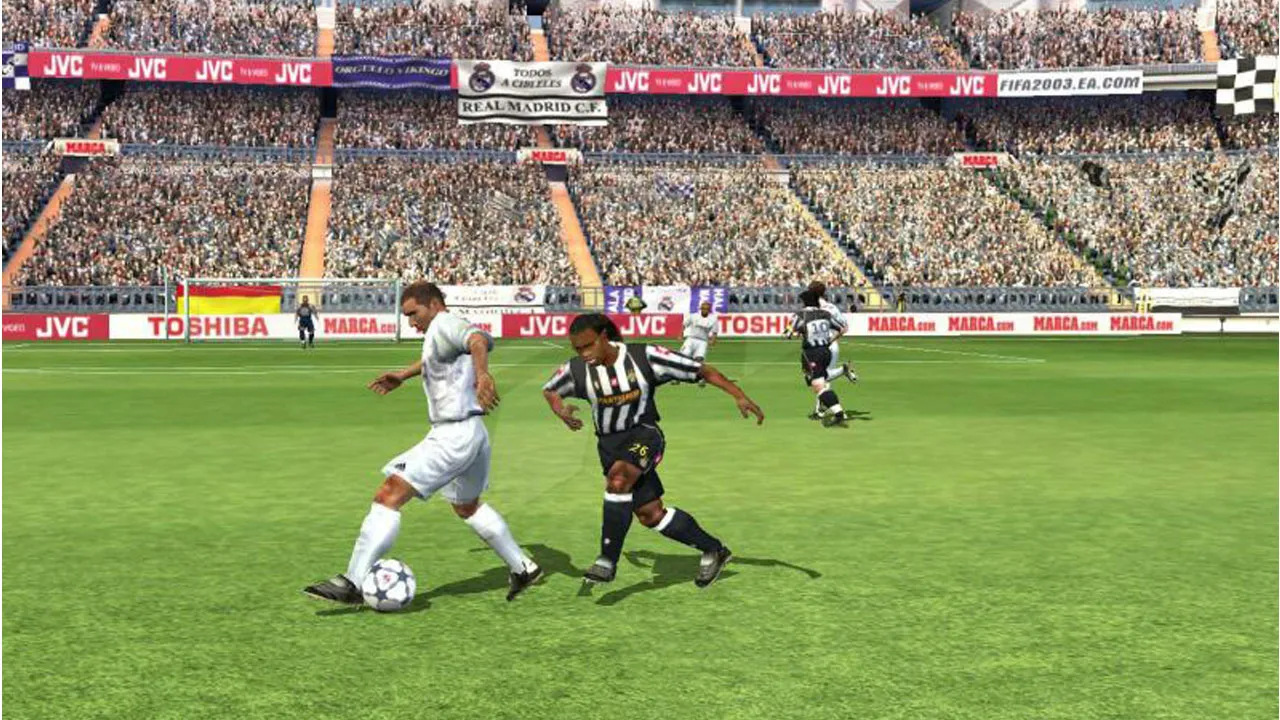 Backdrop artwork for FIFA Soccer 2003