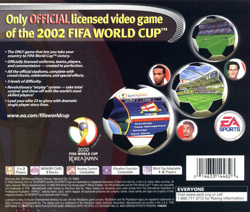 2002 FIFA World Cup box back