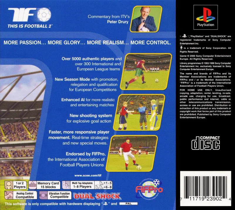 This is Football 2 box back