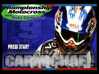 Backdrop artwork for Championship Motocross featuring Ricky Carmichael