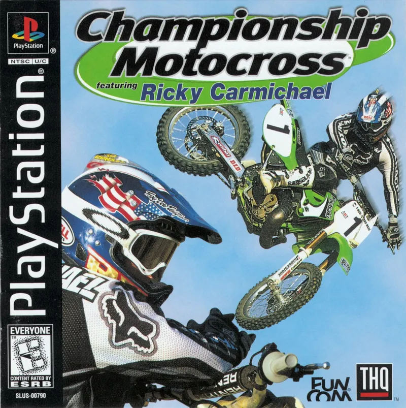 Championship Motocross featuring Ricky Carmichael box art