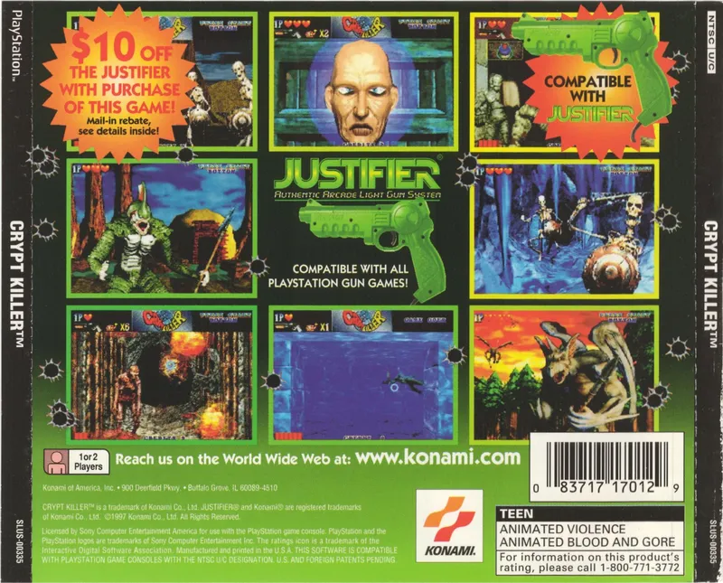 Crypt Killer box back
