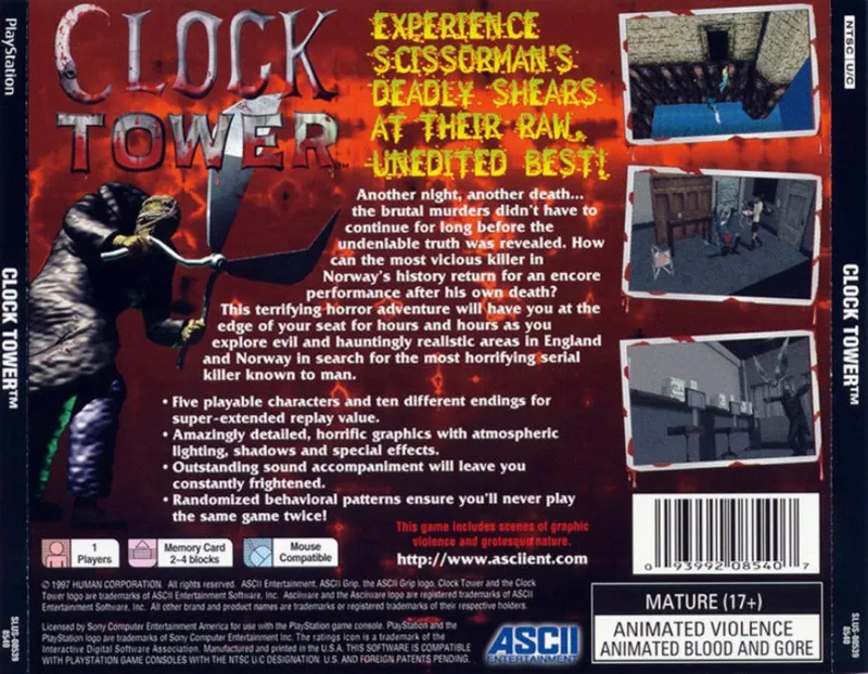 Clock Tower box back