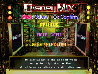 Backdrop artwork for Dance Dance Revolution: Disney Mix