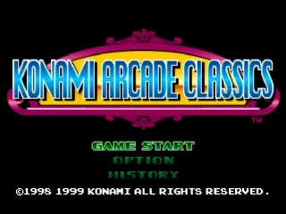 Backdrop artwork for Konami Arcade Classics