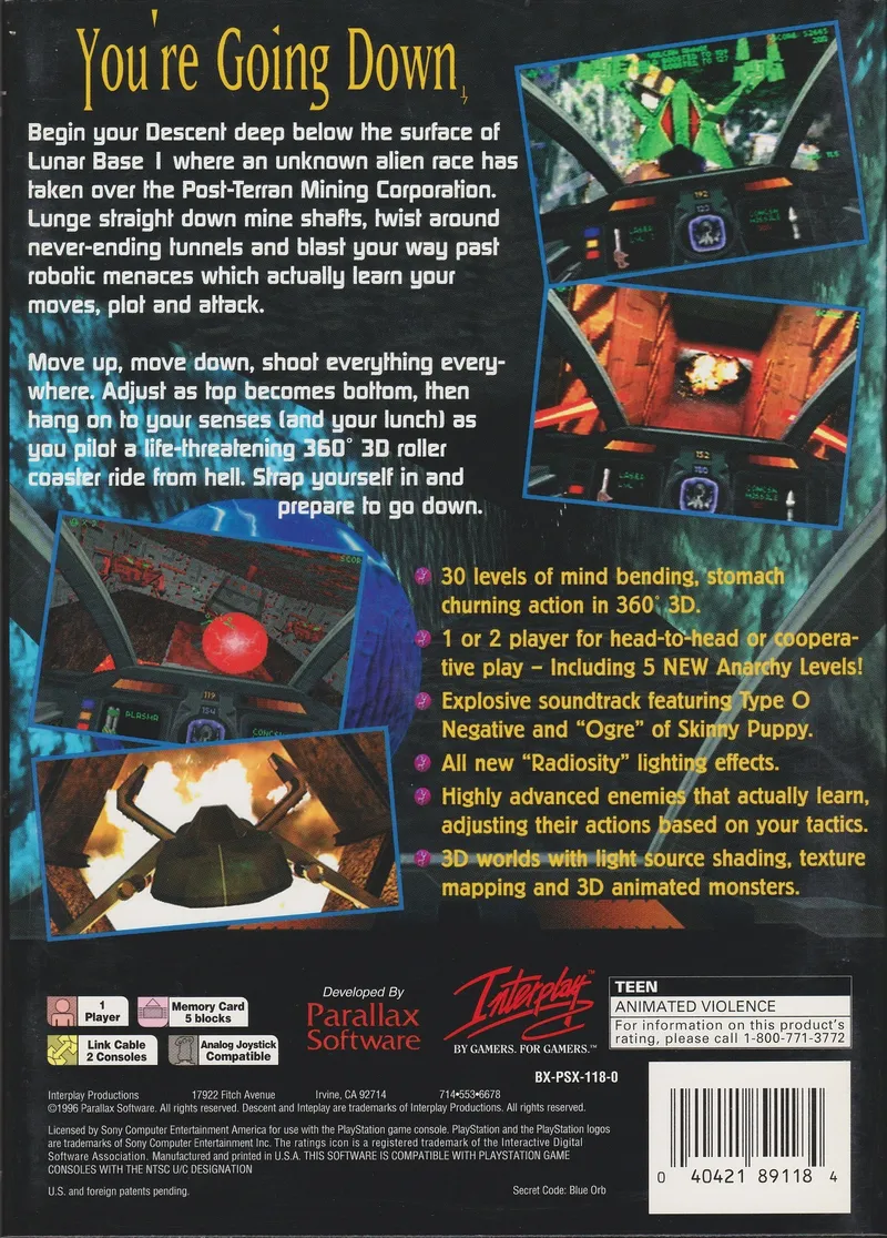 Descent box back
