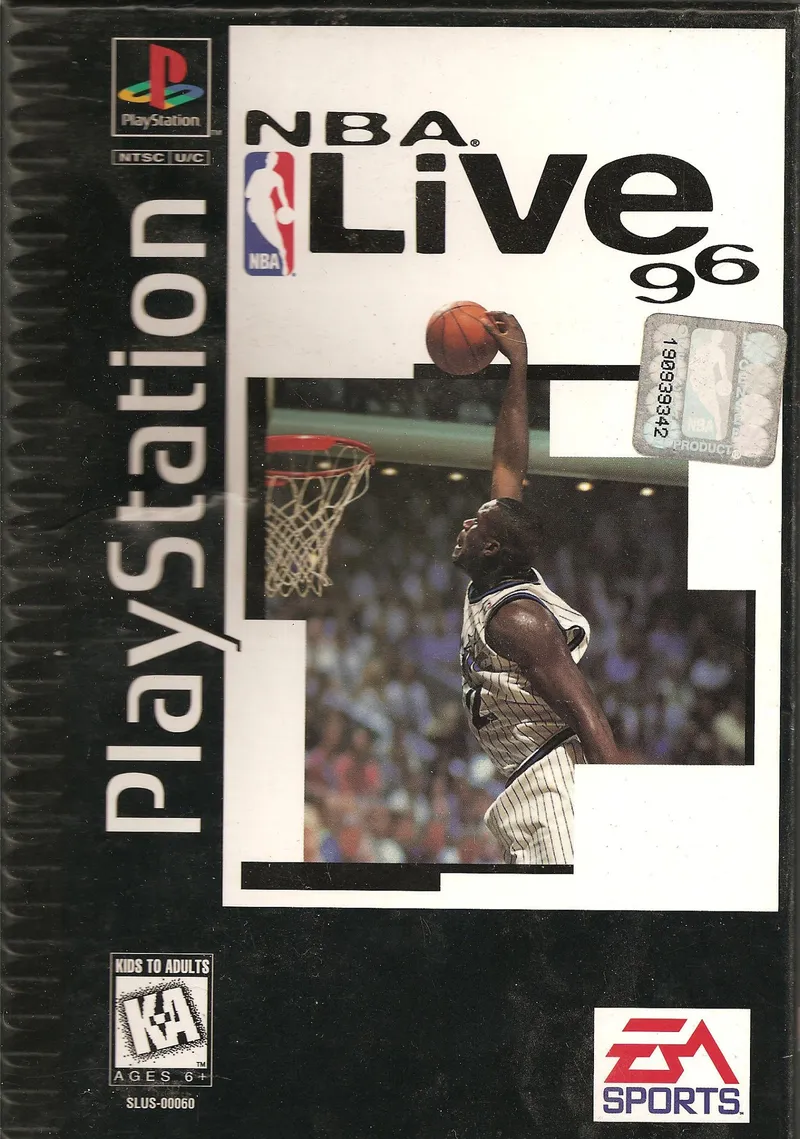 NBA Live 96 box art