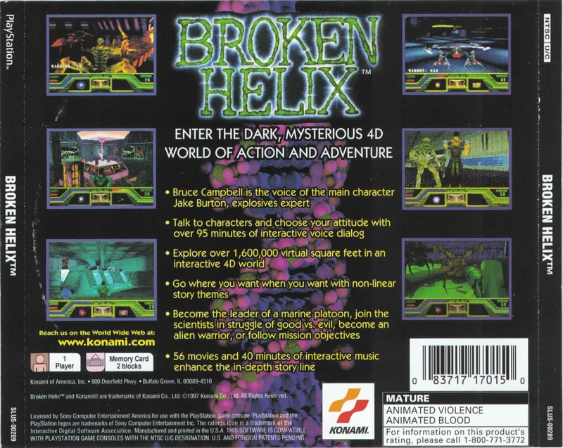 Broken Helix box back