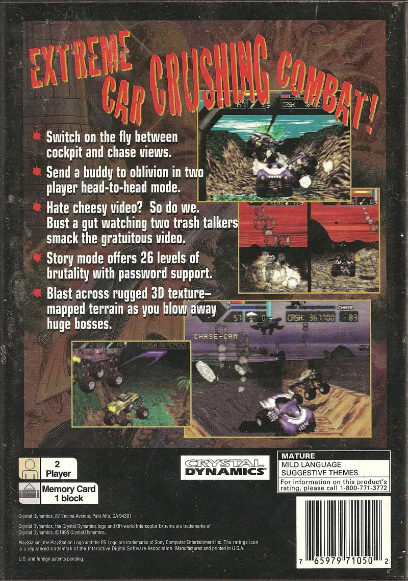 Off-World Interceptor Extreme box back