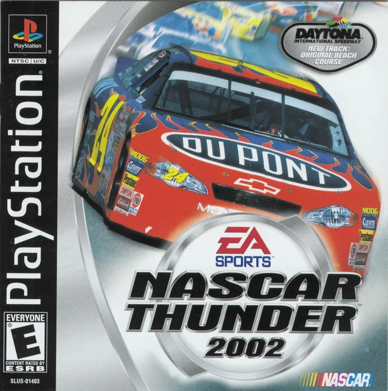 NASCAR Thunder 2002 box art