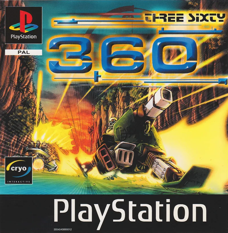 360: Three Sixty cover art for Sony Playstation
