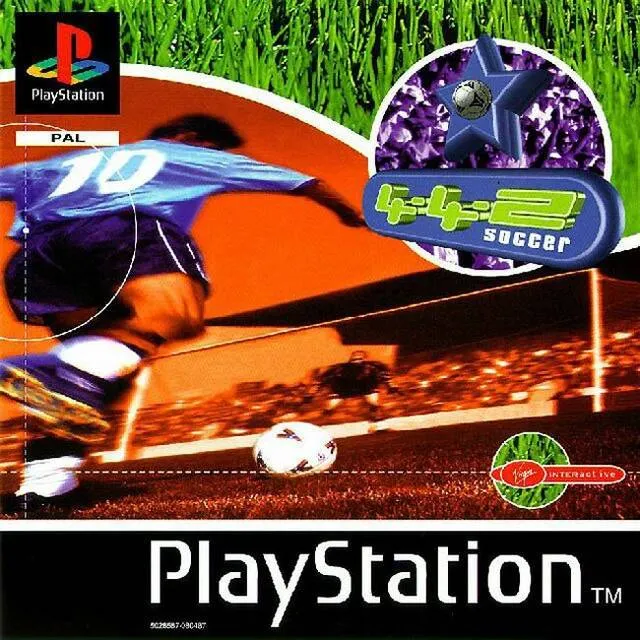 4-4-2 Soccer cover art for Sony Playstation