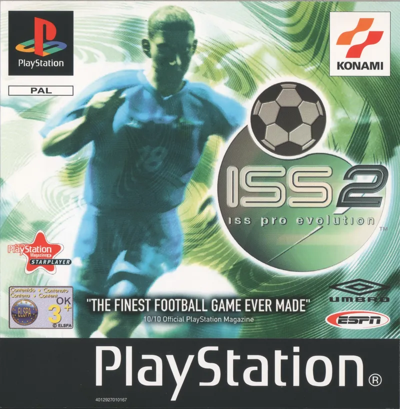 ISS Pro Evolution 2 box art