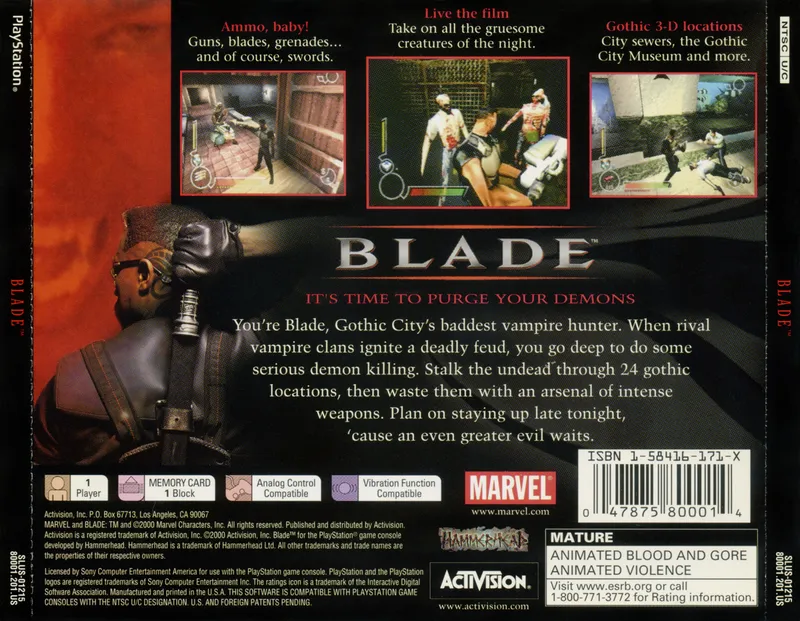 Blade box back