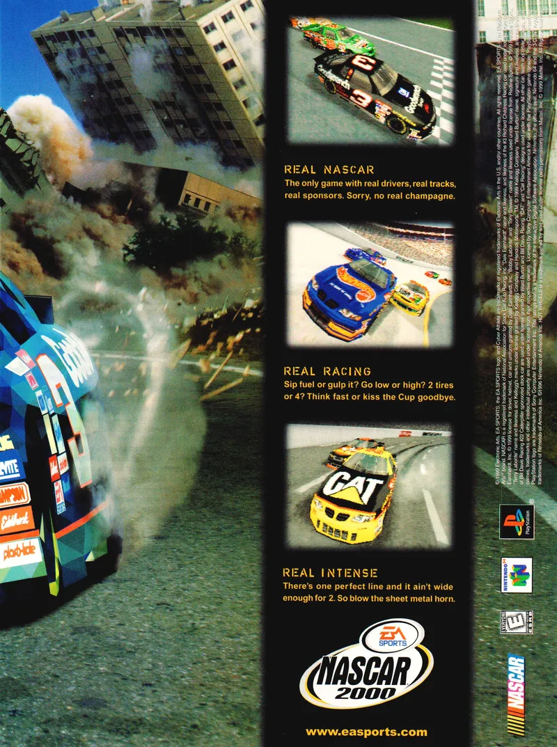 NASCAR 2000 box back