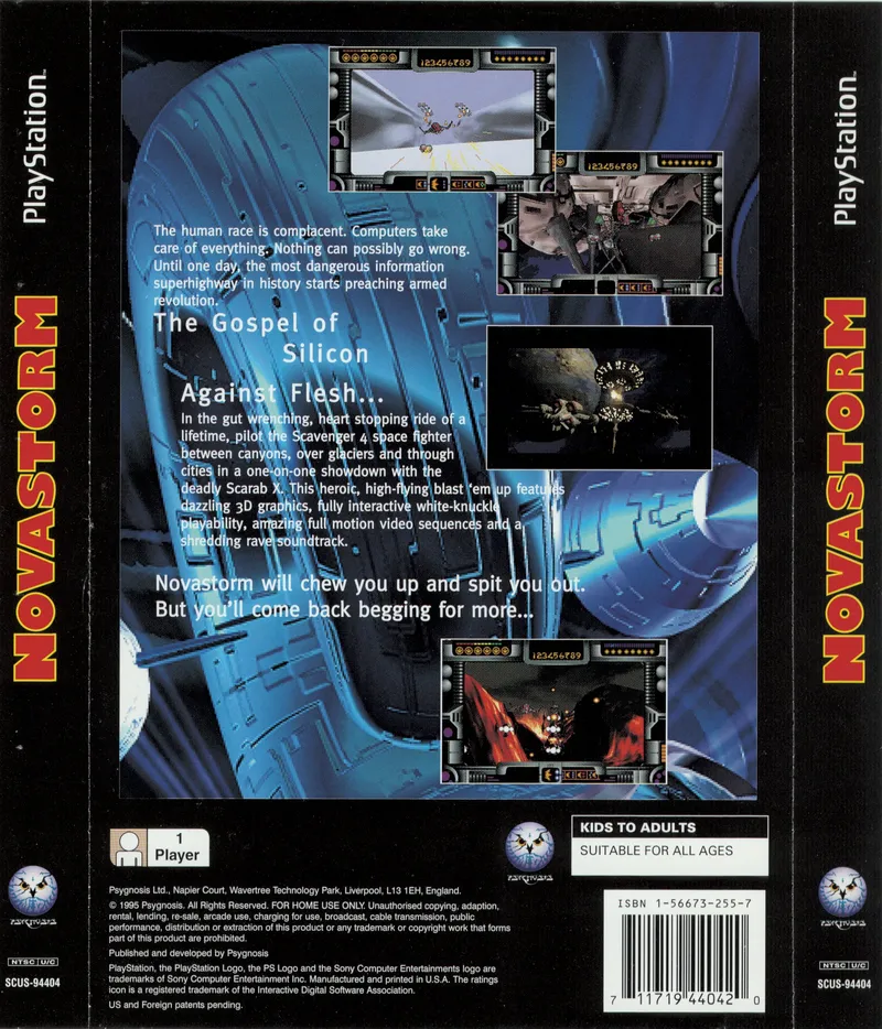 Novastorm box back