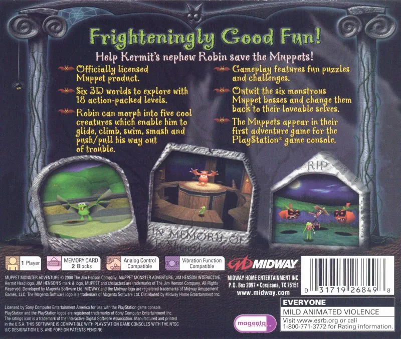 Muppet Monster Adventure box back