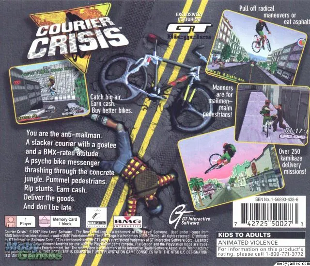 Courier Crisis box back