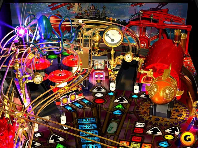 Backdrop artwork for Pro Pinball: Fantastic Journey