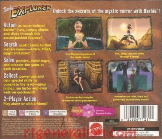 Barbie: Explorer box back