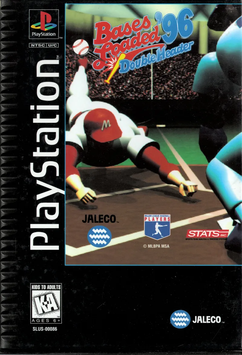 Bases Loaded '96: Double Header box art