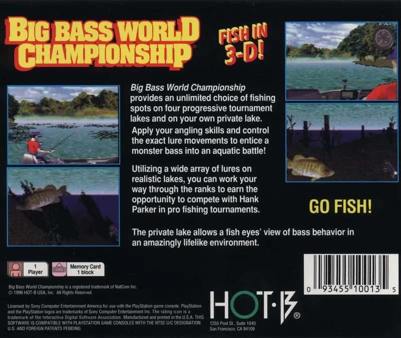 Big Bass World Championship box back