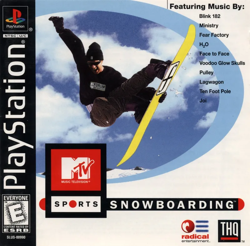 MTV Sports: Snowboarding box art
